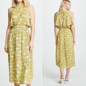 Robert Rodriguez Dania Floral-Print Cutout Dress